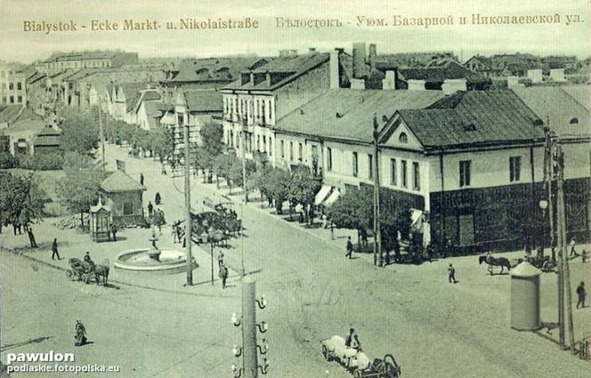 Rynek Kościuszki w Białymstoku. Tak zmieniał się centralny plac miasta od XIX wieku