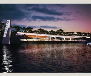 Projekt terminalu promowego w Brisbane, Australia. Autorzy: Cox Rayner Architects. Nagroda w kategorii Future Projects Infrastructure, World Architecture Festival 2013