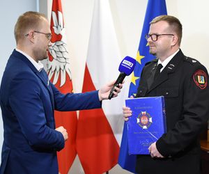 Tytuł Strażaka Miesiąca dla druha OSP w Rudzie w powiecie mińskim