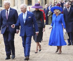 Donald Trump w Wielkiej Brytanii, spotkanie z królem Karolem III