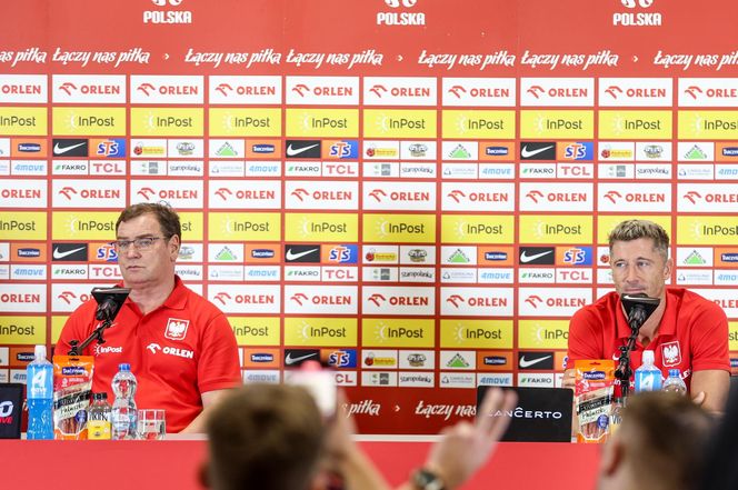 Trening i konferencja prasowa reprezentacji Polski