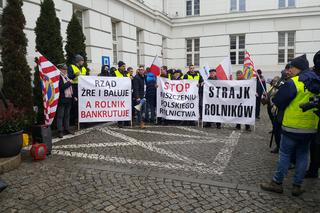 Protest rolników w Bydgoszczy