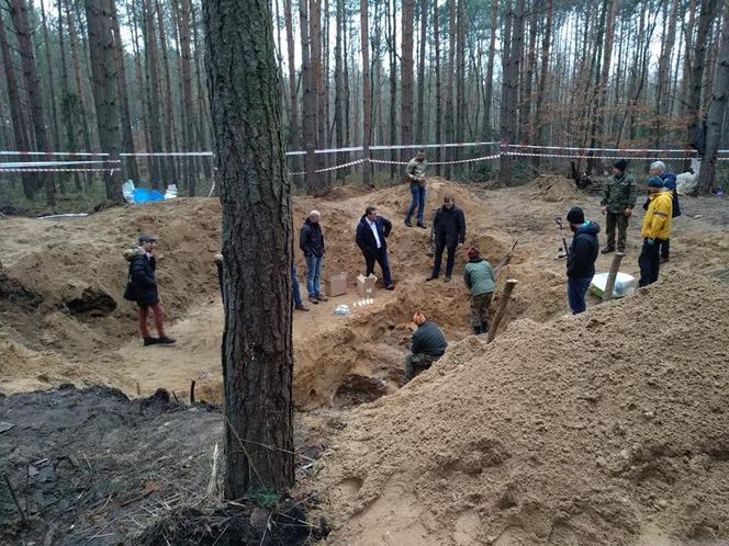 Wrak samolotu z czasów wojny znaleziony w lesie. W środku było ciało radzieckiego żołnierza