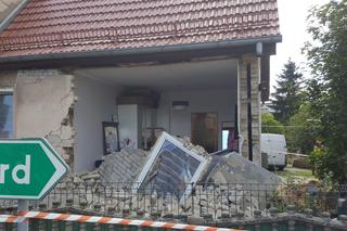 Zawaliła się ściana budynku mieszkalnego w Szczecinku