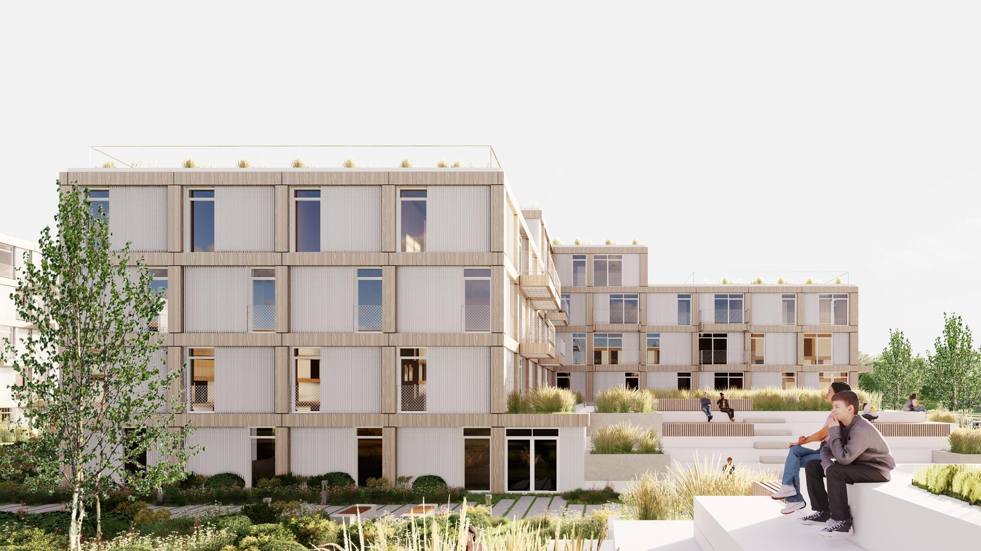 Osiedla TBS w Stargardzie według Urban Climate Architects 