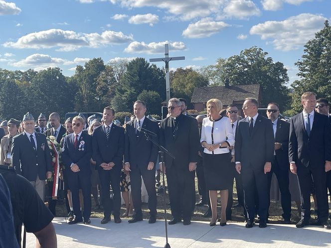 Odsłonięcie pomnika Solidarności w Amerykańskiej Częstochowie