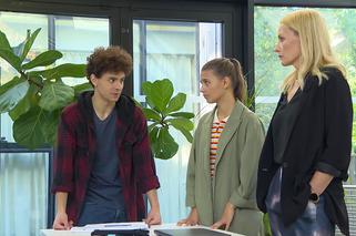 Barwy szczęścia, odc. 2590: Michalina (Anna Pentz), Witek (Witold Sosulski), Olga (Dorota Łukasiewicz-Kwietniewska)