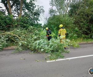 Wichury w Podlaskiem. Setki interwencji strażaków w całym regionie