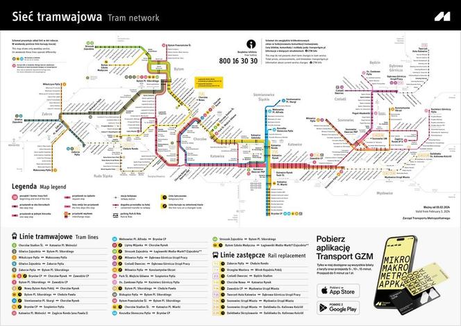 Od soboty, 3 lutego zmiany w kursowaniu tramwajów w Bytomiu