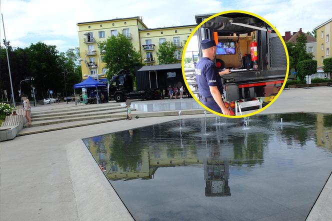 Nietypowa akcja w Świdniku. Na zewnątrz cały czas stali policjanci