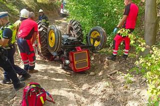 Ciągnik przygniótł 60-latka w lesie! Tragiczna śmierć pod Grudziądzem