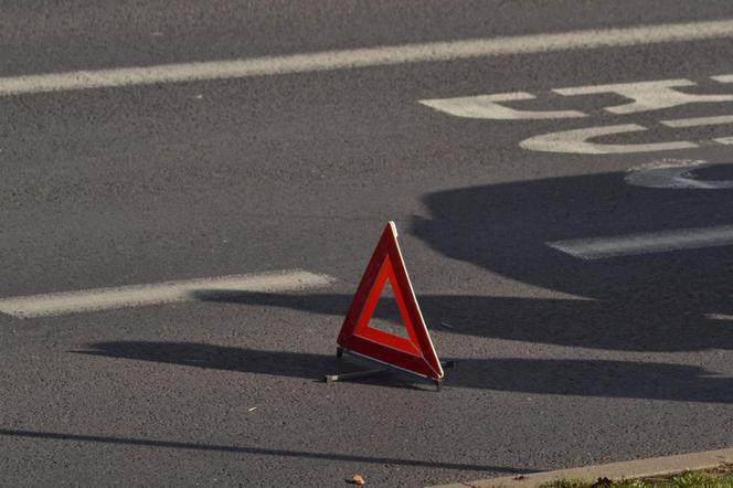Śmiertelny wypadek koło Pabianic. Czołowe zderzenie z ciężarówką. Jedna osoba nie żyje