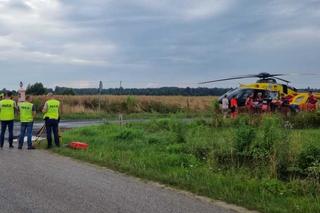 Rowerzysta zginął w wypadku w miejscowości Kobiele Małe