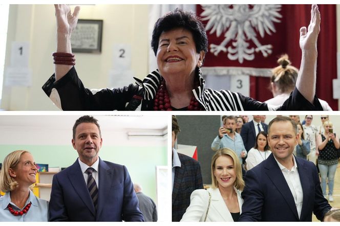 Wybory prezydenckie 2025. Ci znani Polacy ruszyli do urn wyborczych [ZDJĘCIA]