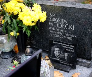 Tak wygląda grób Zbigniewa Wodeckiego