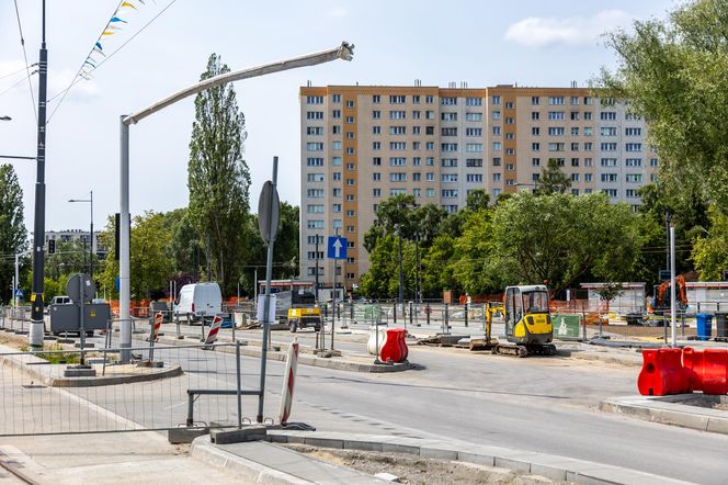 Tramwaj na Stegny w Warszawie