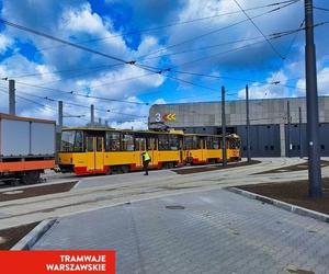 Tramwaje testowe w zajezdni Annopol w Warszawie