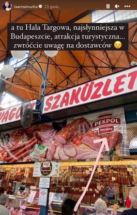 Anna Mucha w Budapeszcie 