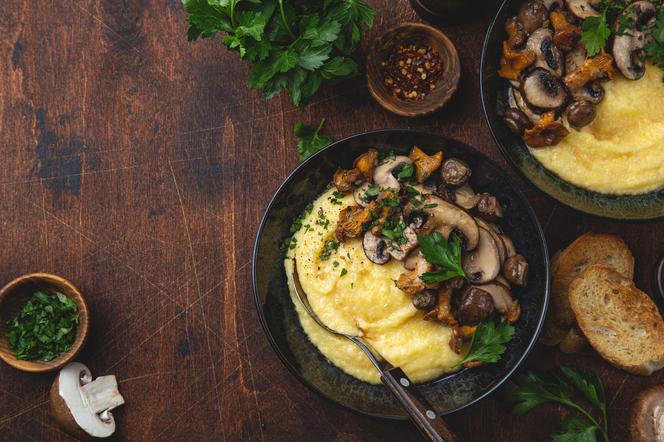 Polenta z grzybami - uczta we włoskim stylu