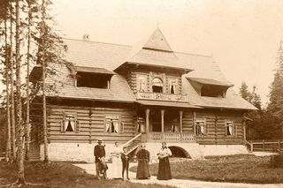 Willa Korwinówka  (później Oksza) po zakończeniu budowy (fot. 1896)