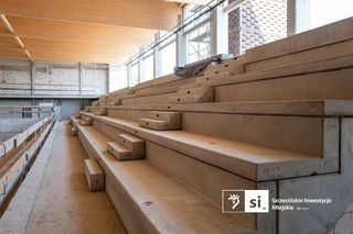 Postępy na budowie Szczecińskiego Domu Sportu - maj 2025