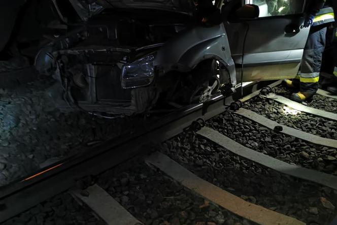 Wypadek na przejeździe kolejowym w Gajewie! 