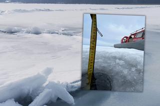Niebezpieczne zjawisko na jeziorach. Ratownicy ostrzegają przed podwójną warstwą lodu