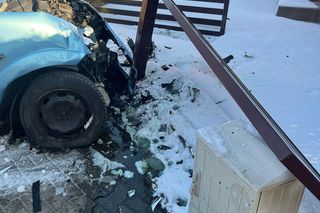 Kolzija na Gronowie w Lesznie. Kobieta w ciąży w szpitalu