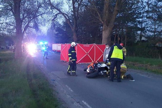 Aleksandrów Łódzki: Trzecia ofiara śmiertelna wypadku. Nie żyje 42-letnia pasażerka motocykla  