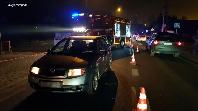 Potrącenie pieszych w Bukowinie Tatrzańskiej