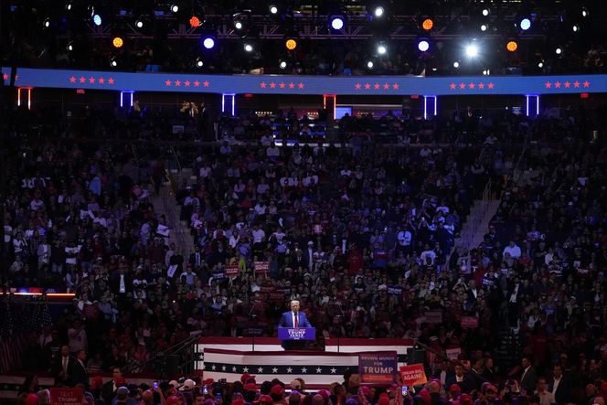 Wiec Trumpa na Madison Square Garden