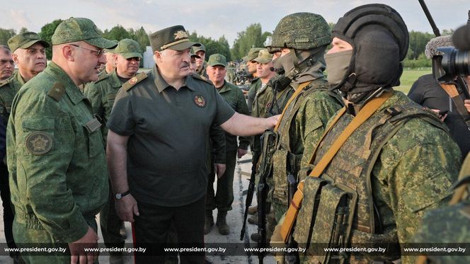 Prezydent Białorusi Aleksandr Łukaszenko 