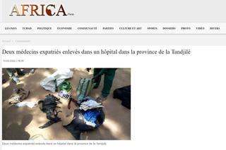 Porwali polską lekarkę w Czadzie 