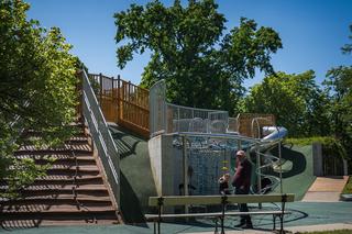 Plac zabaw w Parku Ujazdowskim