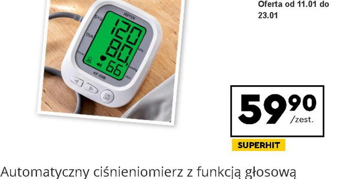 Automatyczny ciśnieniomierz z funkcją głosową