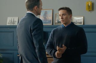 Barwy szczęścia, odcinek 3197: Bruno (Lesław Żurek), Tomasz (Jakub Sokołowski) 