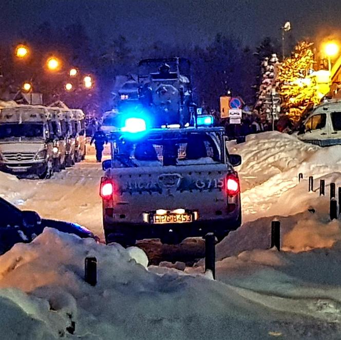 Policja przeprowadziła kontrole podczas PŚ w Zakopanem
