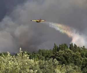 Groza w Portugalii! Tornado ognia i trąba z pyłów