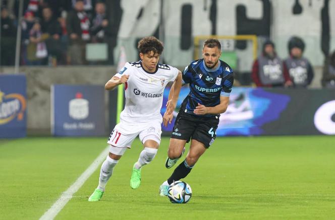 Górnik Zabrze kontra Lech Poznać 0:0 na stadionie w Zabrzu