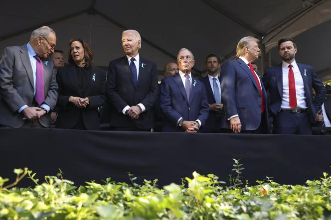 Biden, Harris i Trump razem na Ground Zero