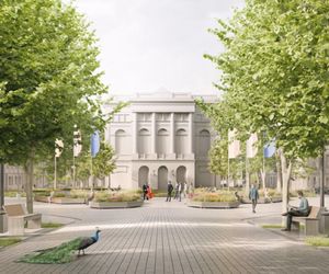 Zwycięski projekt koncepcji Kampusu Centralnego UW