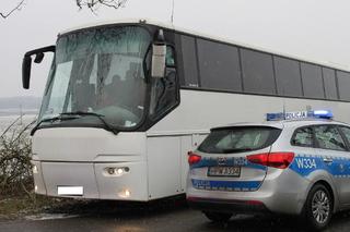 Zderzenie ciężarówki i autobusu... Na szczęście ucierpiały tylko lusterka