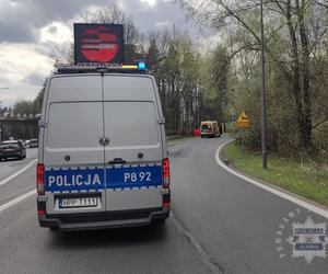 Wypadek na DK86. Nie żyje motocyklista