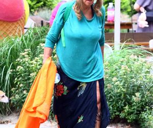 Agnieszka Fitkau-Perepeczko na plaży w Sopocie