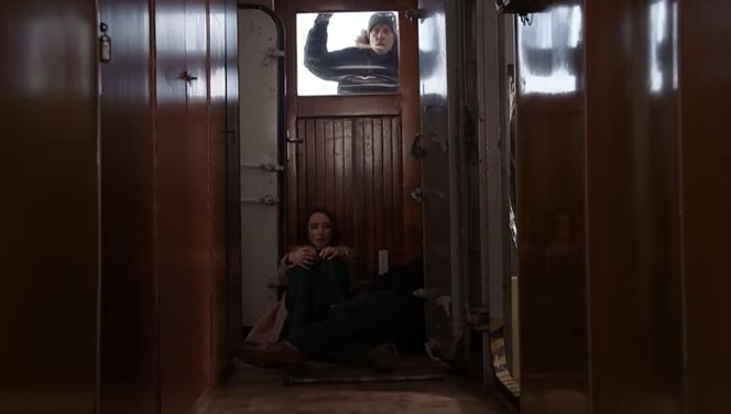 	Pierwsza miłość. Melka (Ewa Jakubowicz), Piotrek (Michał Mikołajczak)