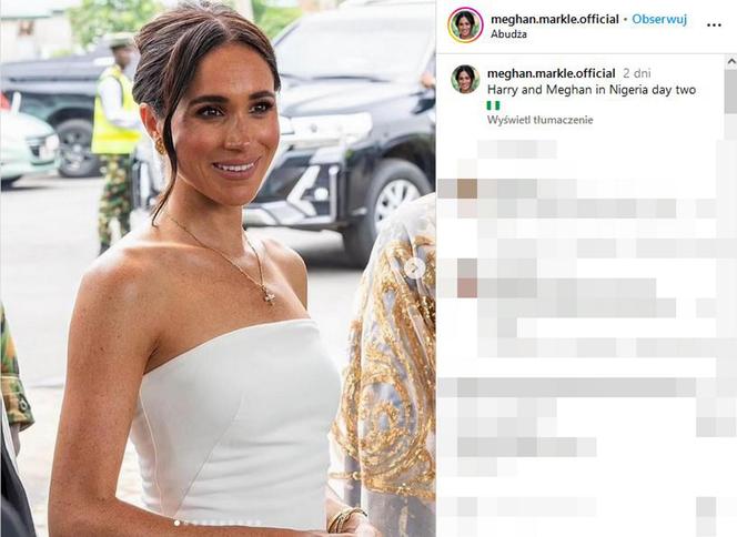 Wszystkie stylizacje Meghan Markle z podróży do Nigerii