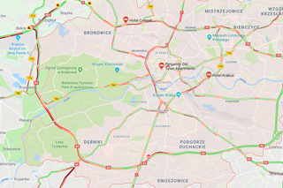 Kraków: Kierowcy uwaga na utrudnienia! Na obwodnicy A4 nawet 40 minut stania