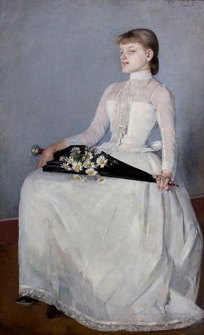 Olga Boznańska, "Ze spaceru" (1889)
