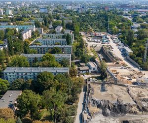 To miejsce, gdzie tunel drąży tarcza Faustyna. 