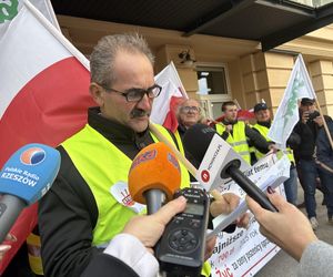 Protest rolników w Rzeszowie
